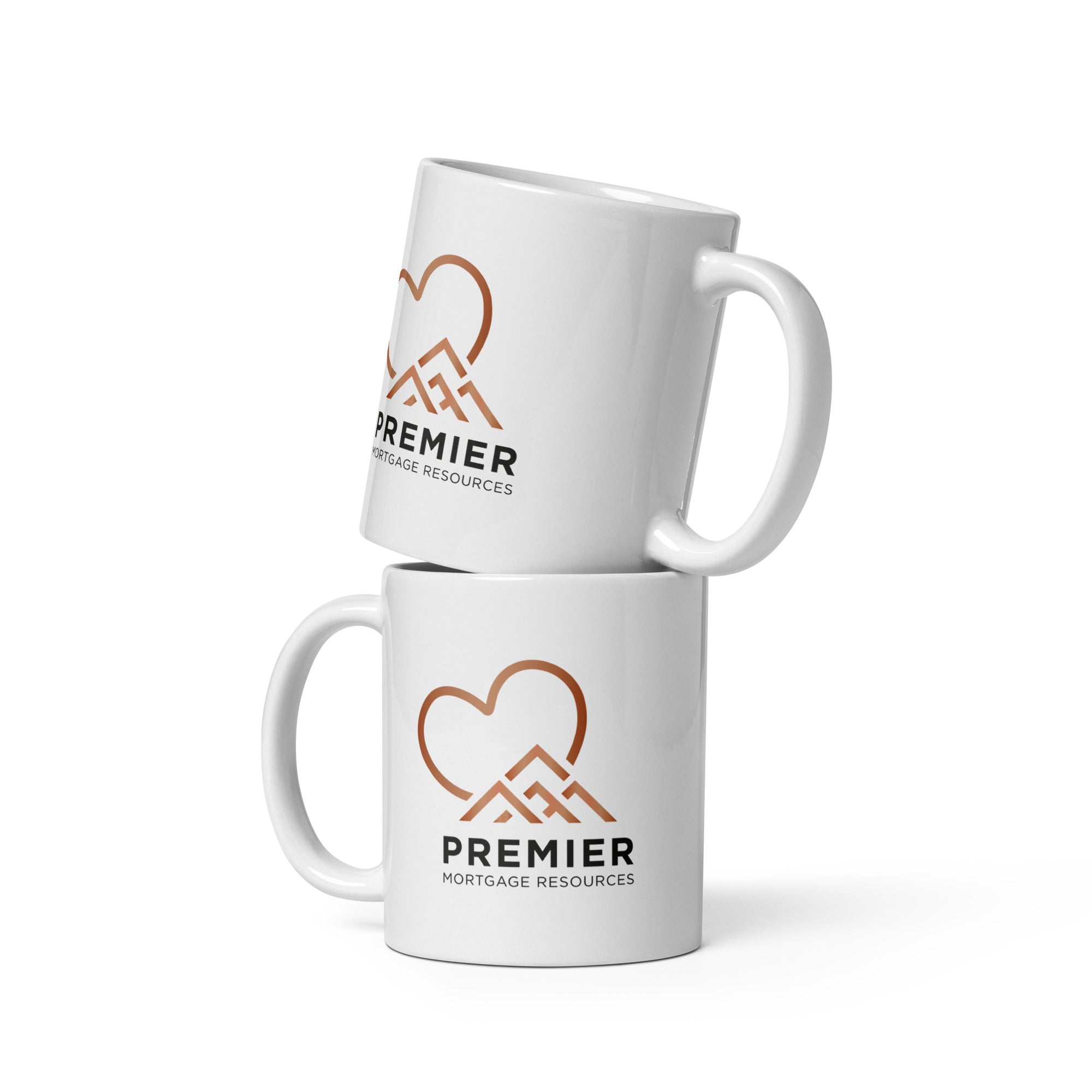 PMR Heart glossy mug